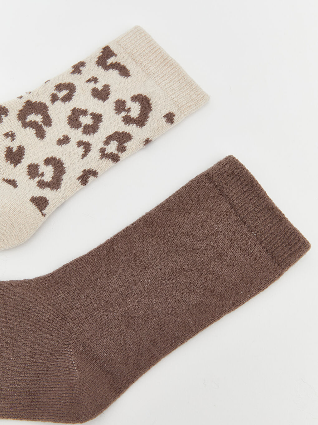 Узорчатые женские носки до щиколотки 2 упаковки-1