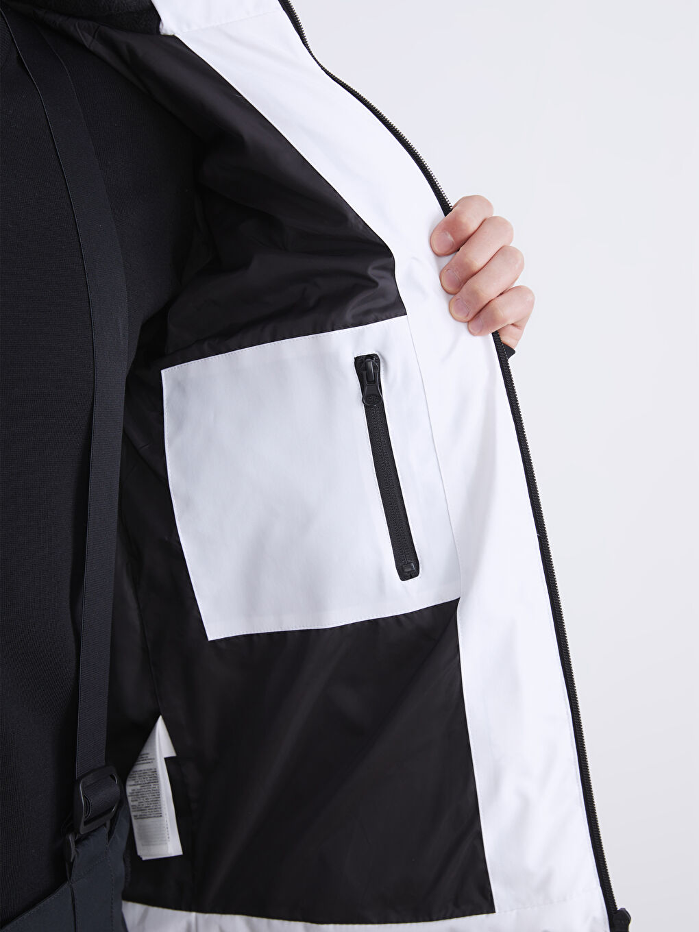 Ерлерге арналған стандартты пішім капюшонды парка пальтосы-2