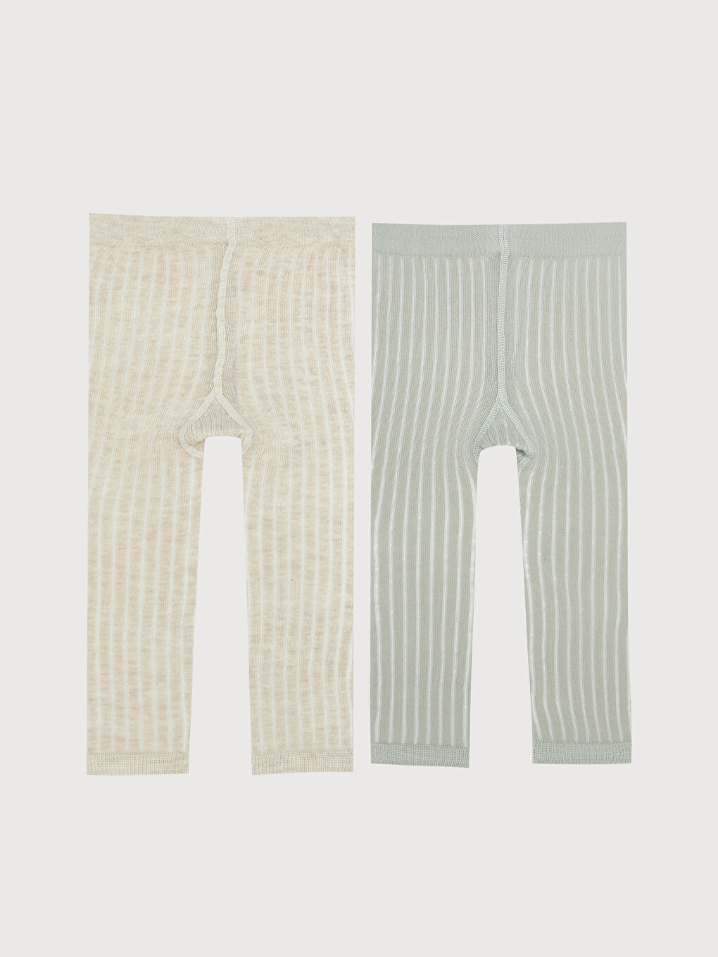 Striped Baby Girls' Base Layer Tights 2 Pack