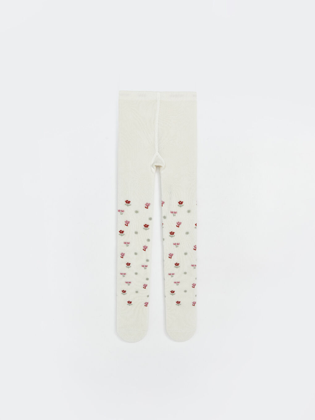 Floral Girls' Terry Cloth Tights