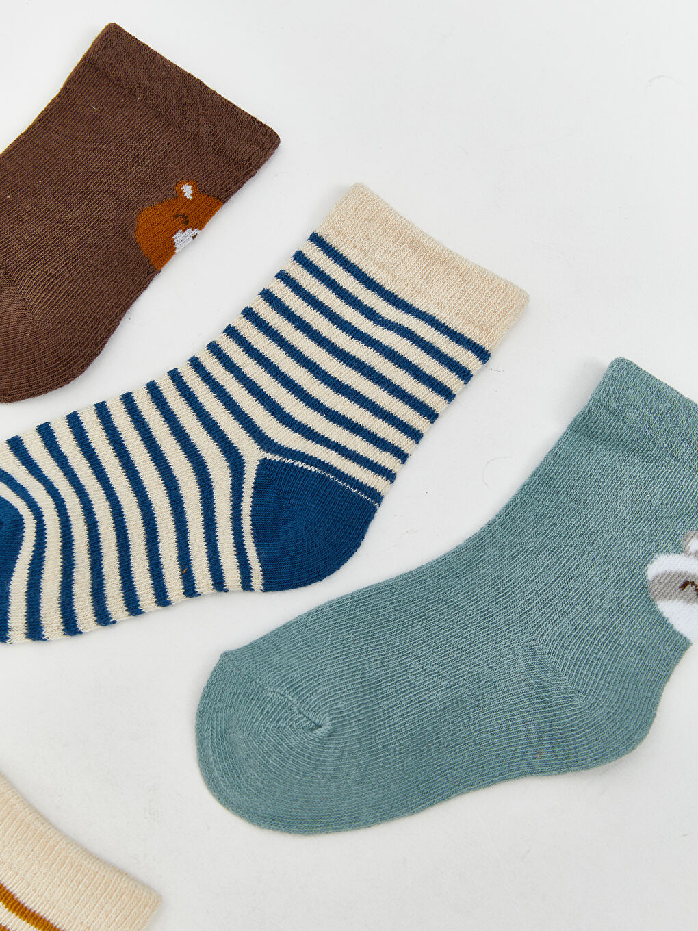 LCW baby Printed Baby Boys' Ankle Socks 5 Pack -W5BS74Z1-D5H