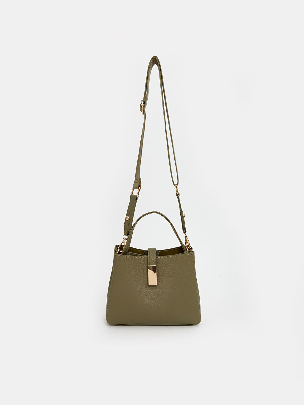 Strap Faux Leather Women's Shoulder Bag