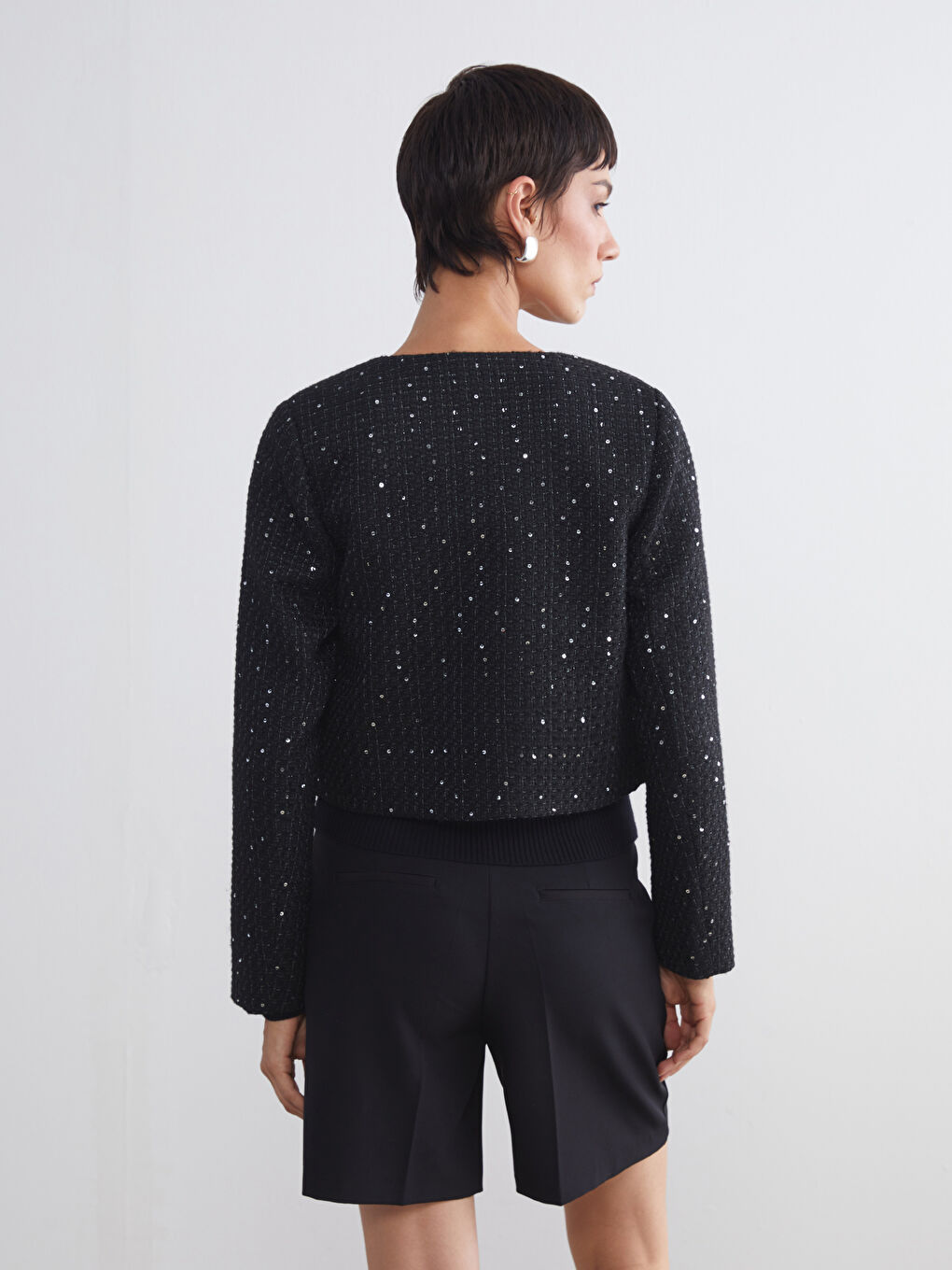 LCW Vision Woman BLACK Jacket -W5BT02Z8-CVL