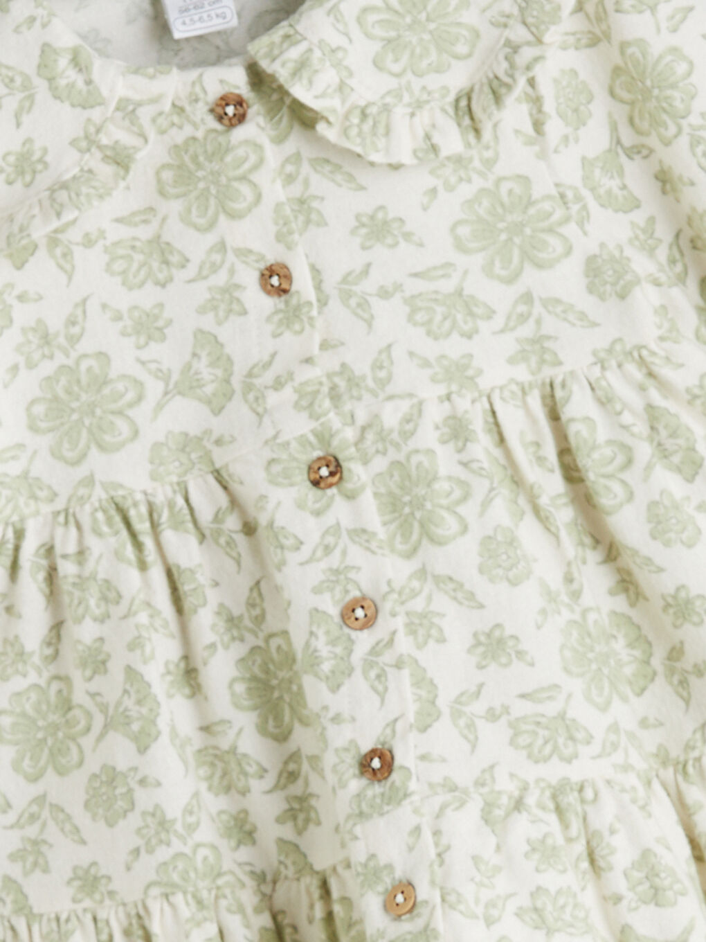 Peter Pan Collar Floral Baby Girls' Dress-1