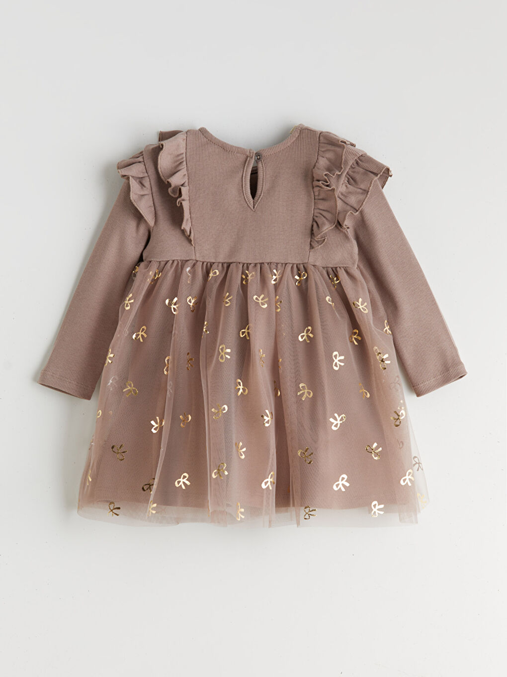 Crew Neck Baby Girls' Tutu Dress-1