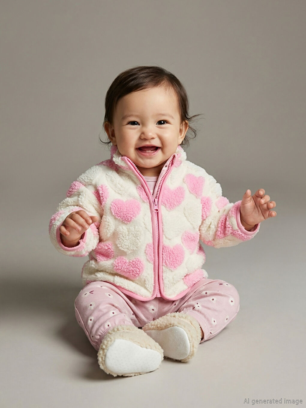 Cardigan OCRU Fetiță