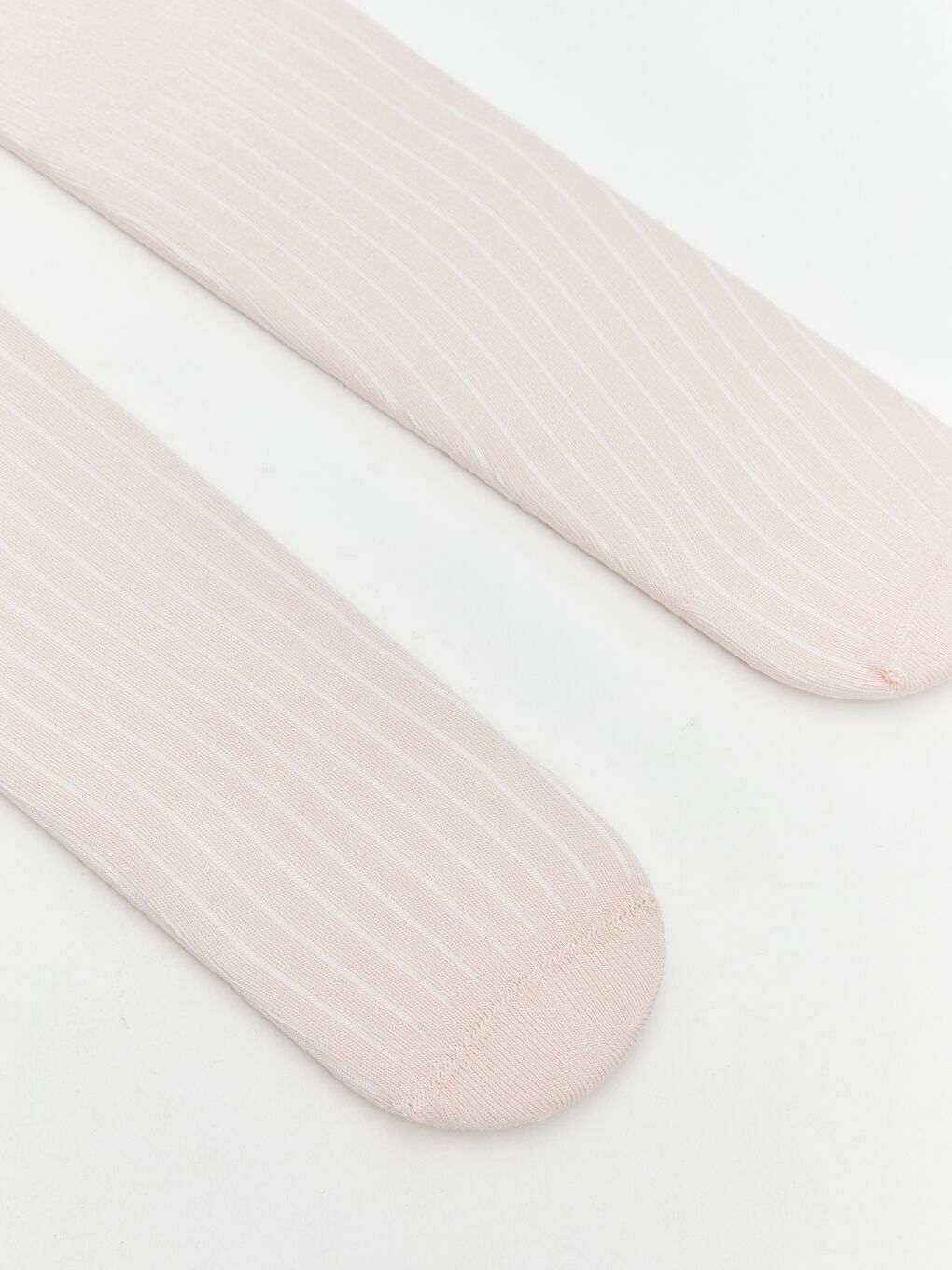 Pembe Çizgili Kız Çocuk Külotlu Çorap 3'lü-3