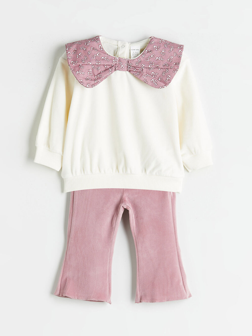 Crew Neck Baby Girls' Sweatshirt and Leggings 2 Pack-3