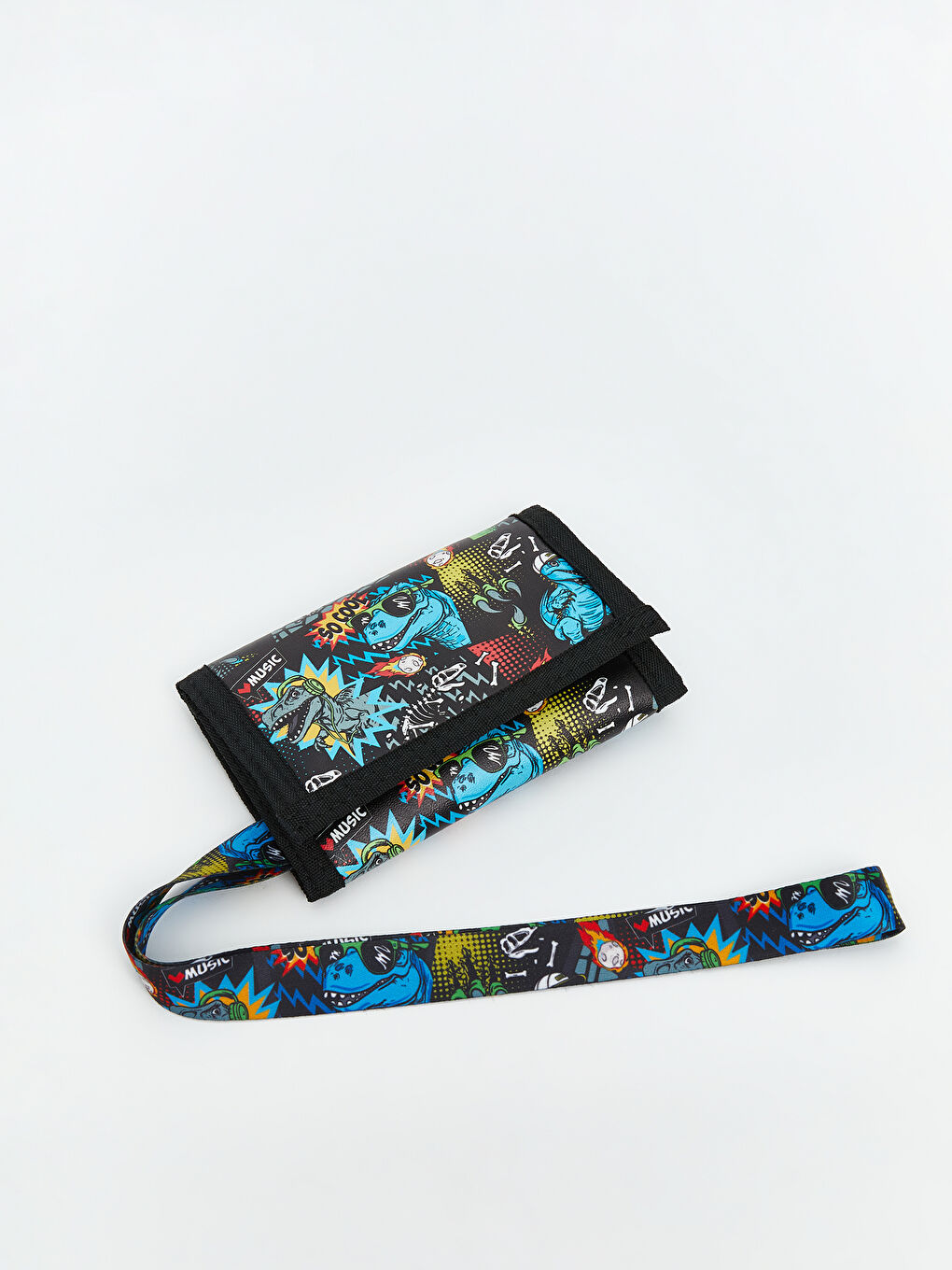 Karışık Baskılı Erkek Çocuk Cüzdan