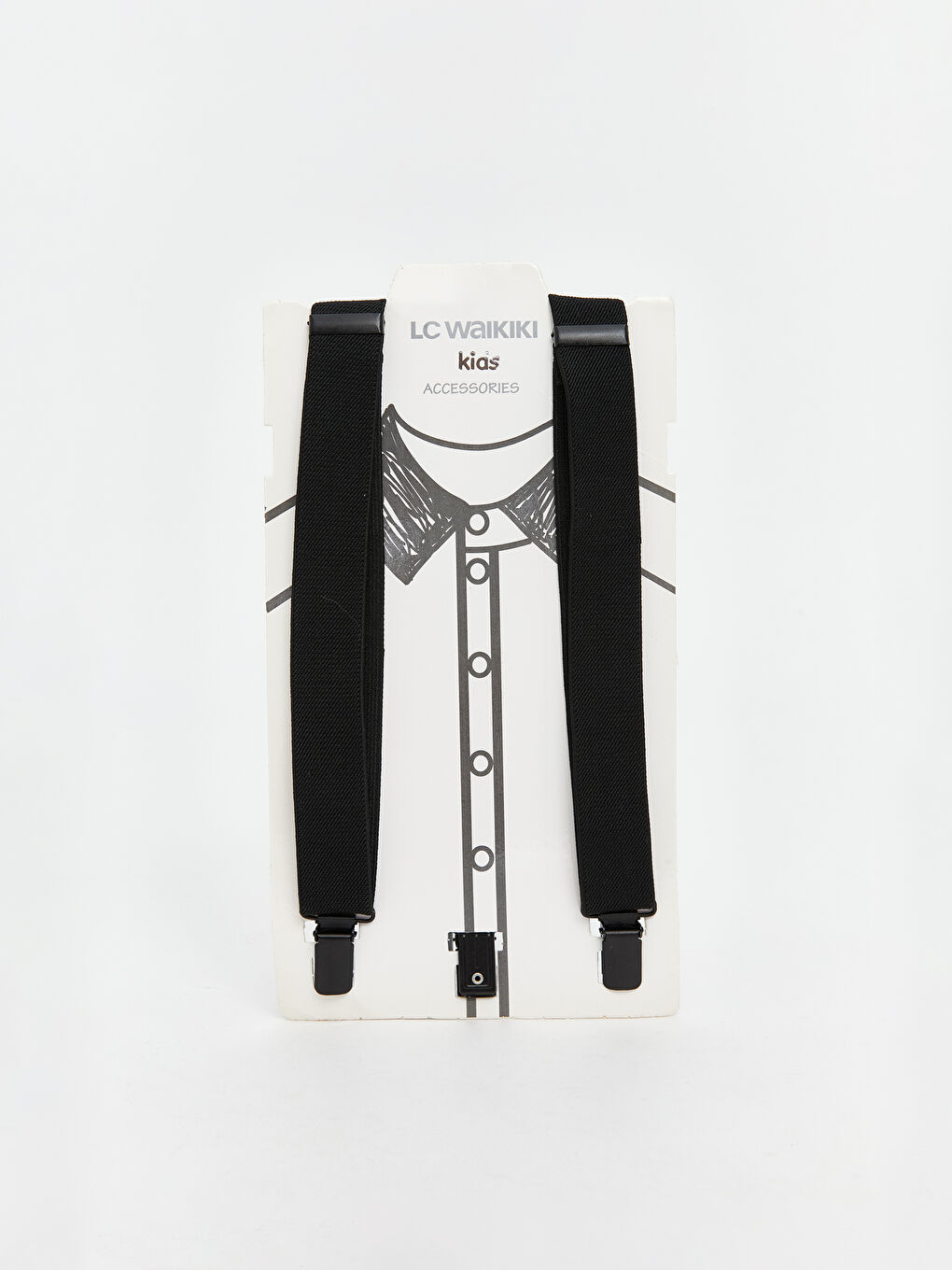 Siyah Erkek Çocuk Pantolon Askısı-1