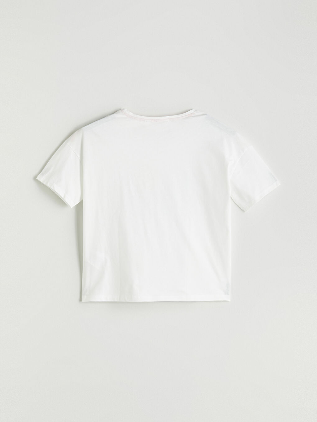 Lacivert Bisiklet Yaka Baskılı Kadın Pijama Takımı-6