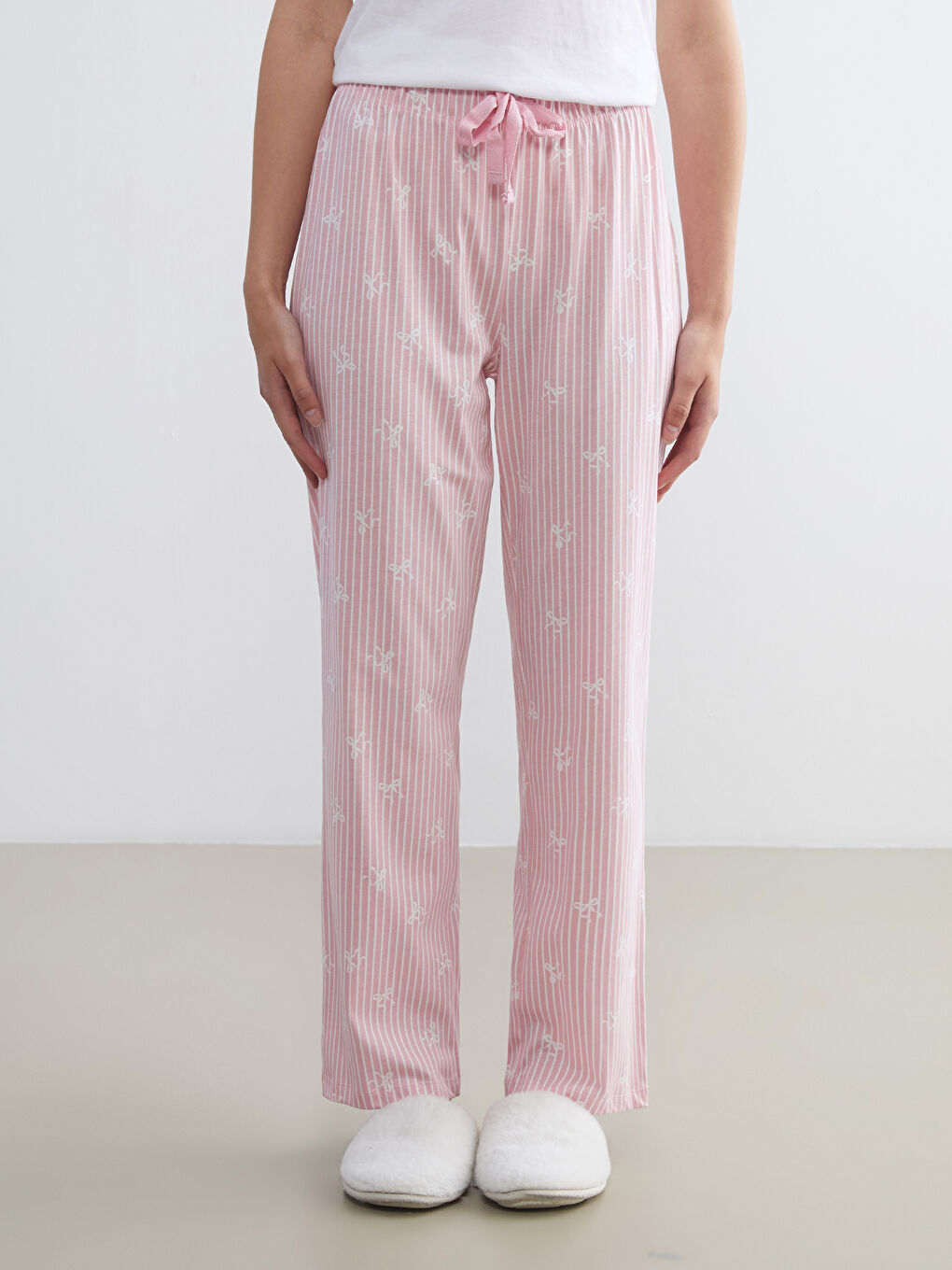 LCW DREAM Woman PINK Pyjama Bottoms -W5BT99Z8-LT3