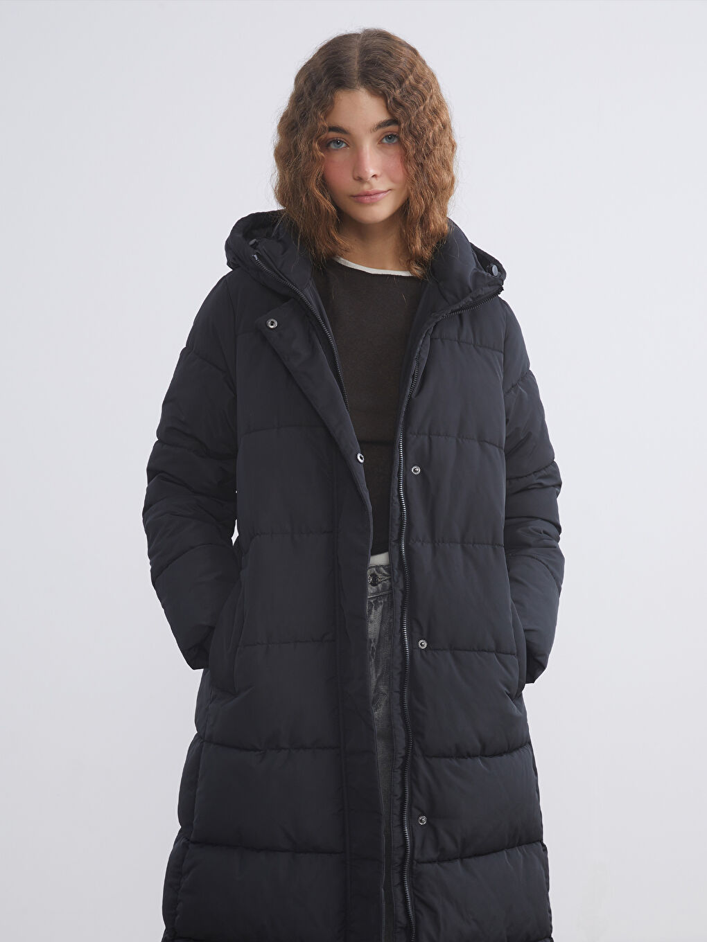 Hooded Women's Puffer Coat