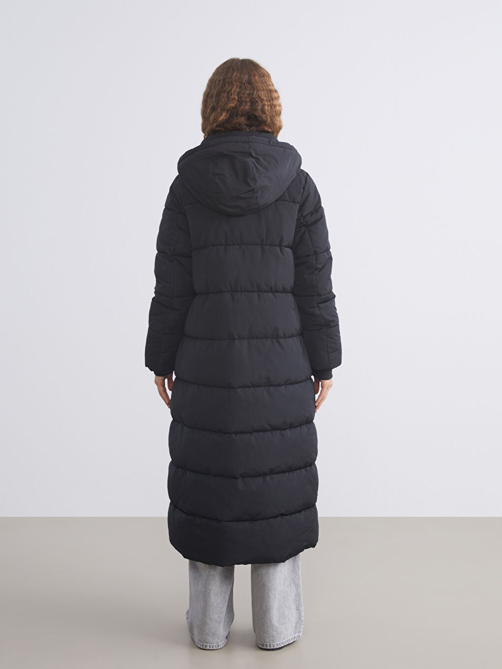 Hooded Women's Puffer Coat-4