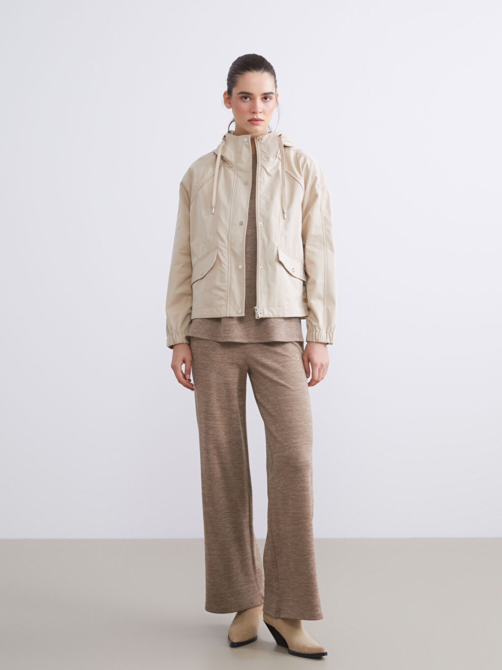 Hooded Oversize Women's Raincoat-1
