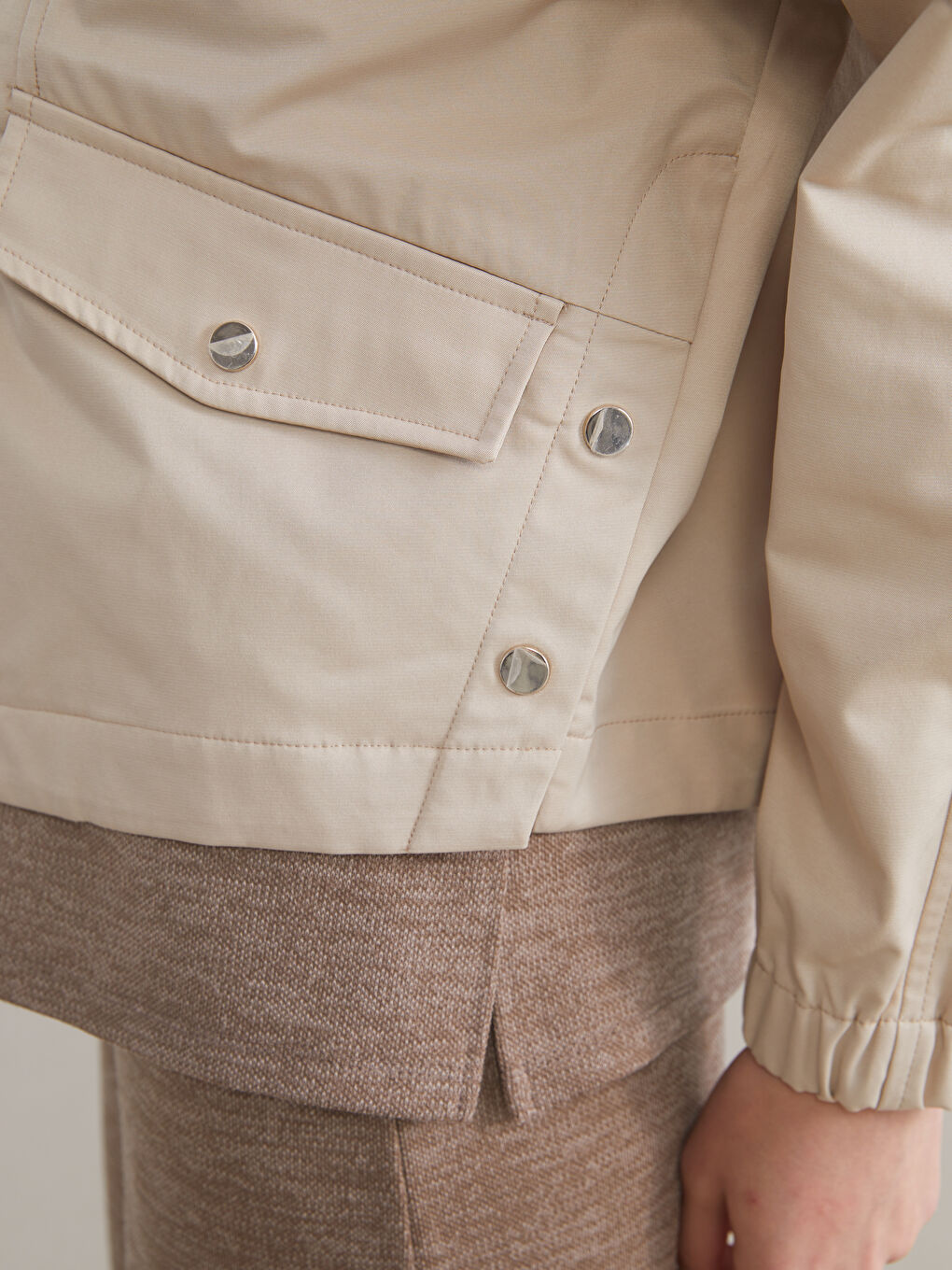Hooded Oversize Women's Raincoat-2