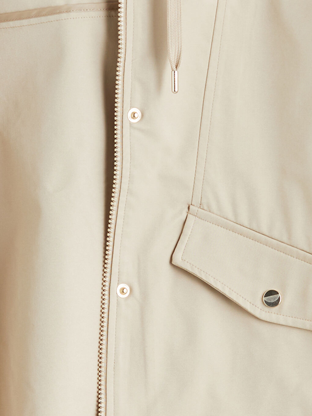 LCW Vision Hooded Oversize Women's Raincoat -W5BU05Z8-SB4