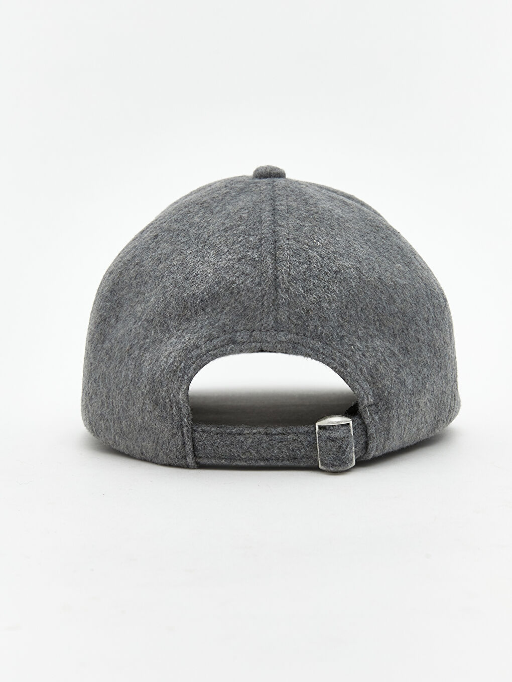 Gri Ayı Nakışlı Kaşe Erkek Kep Şapka-2
