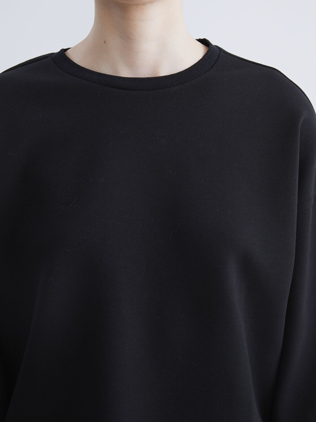 Crew Neck Oversize Women's Sweatshirt-2