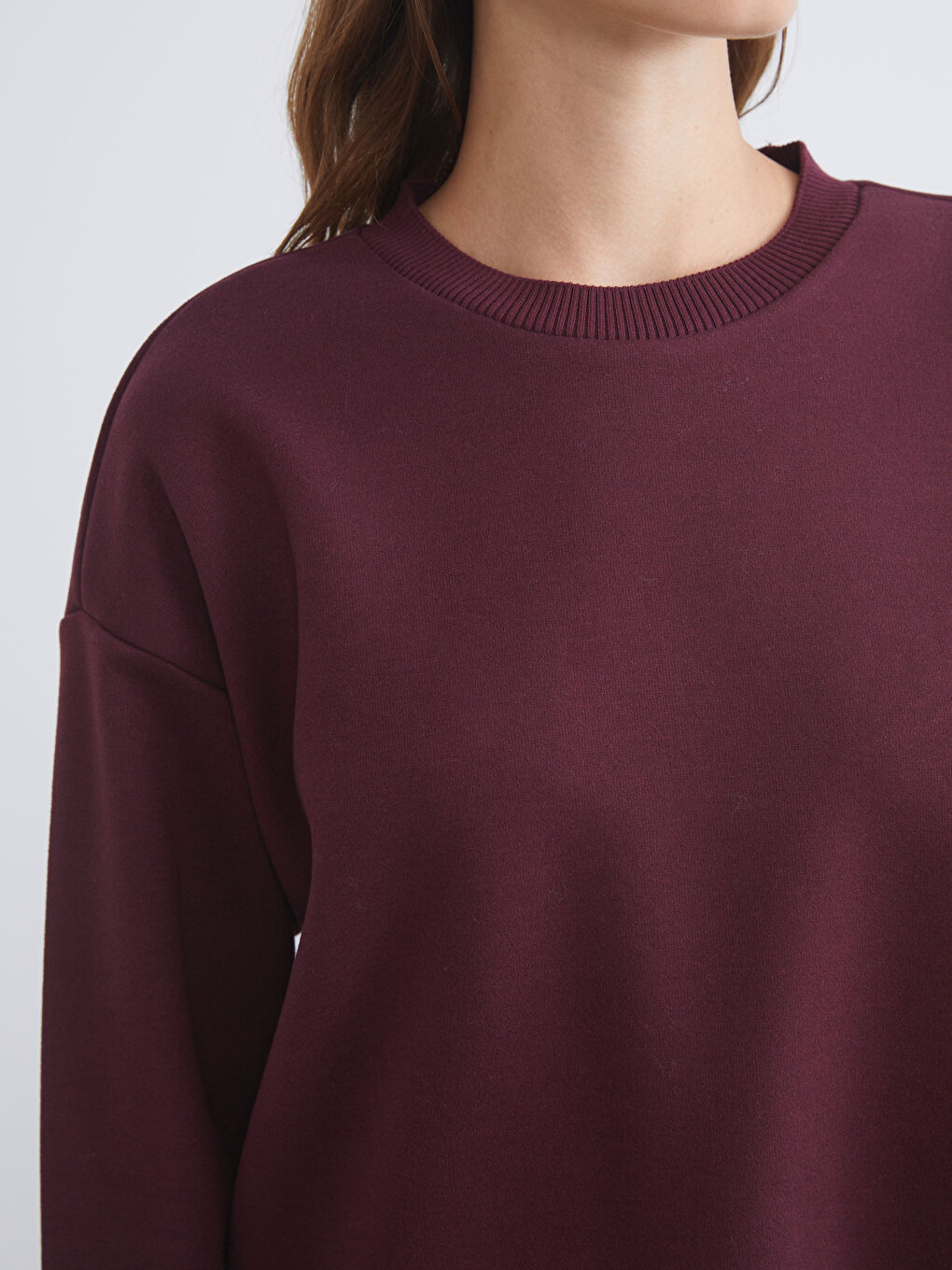 Crew Neck Women's Sweatshirt-2