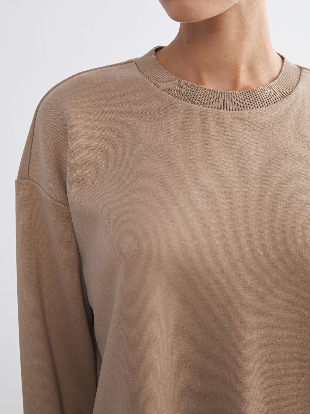 Crew Neck Women's Sweatshirt-2