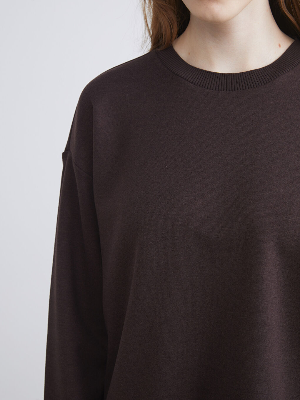 Crew Neck Women's Sweatshirt-2
