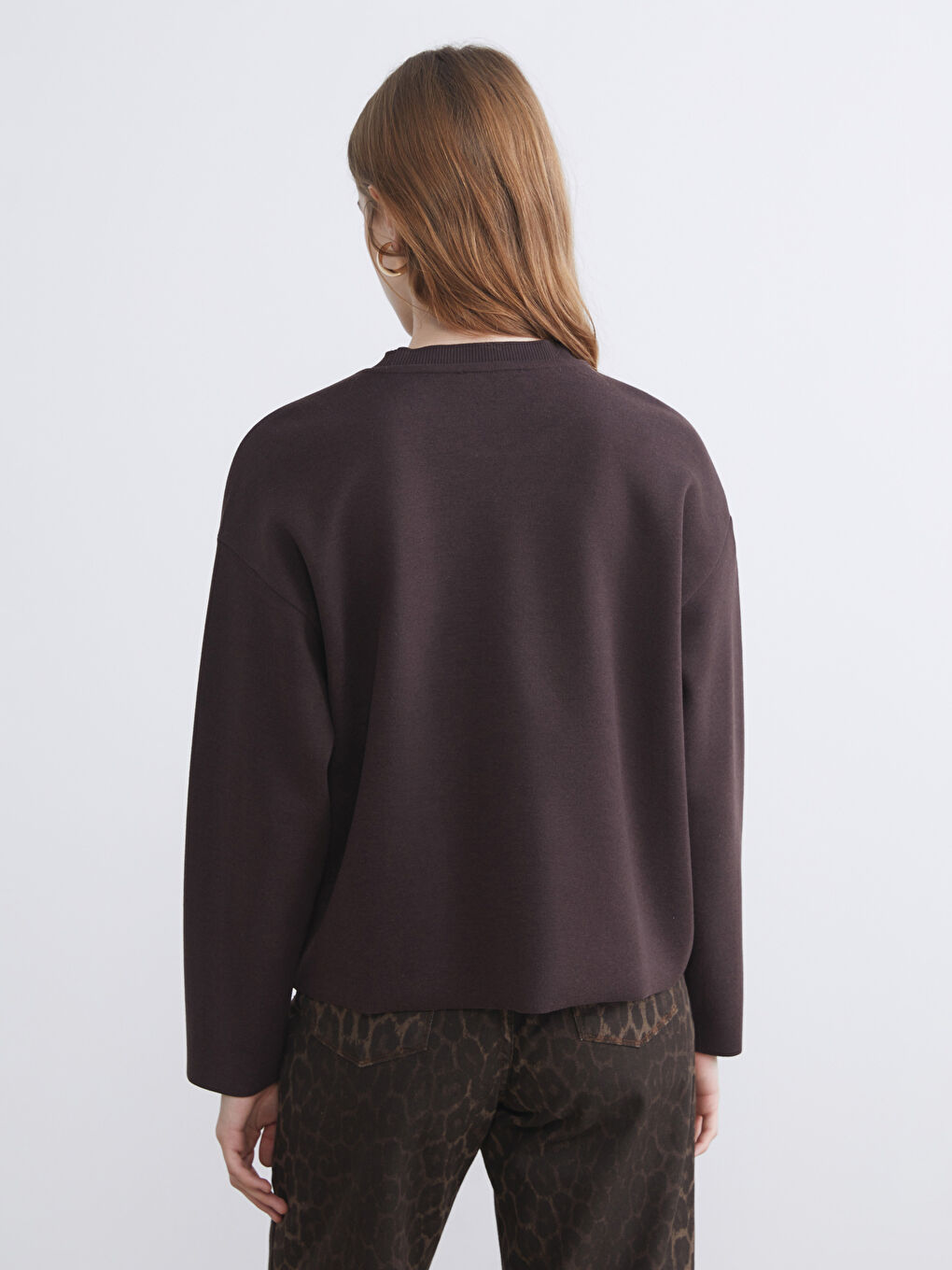 Crew Neck Women's Sweatshirt-3