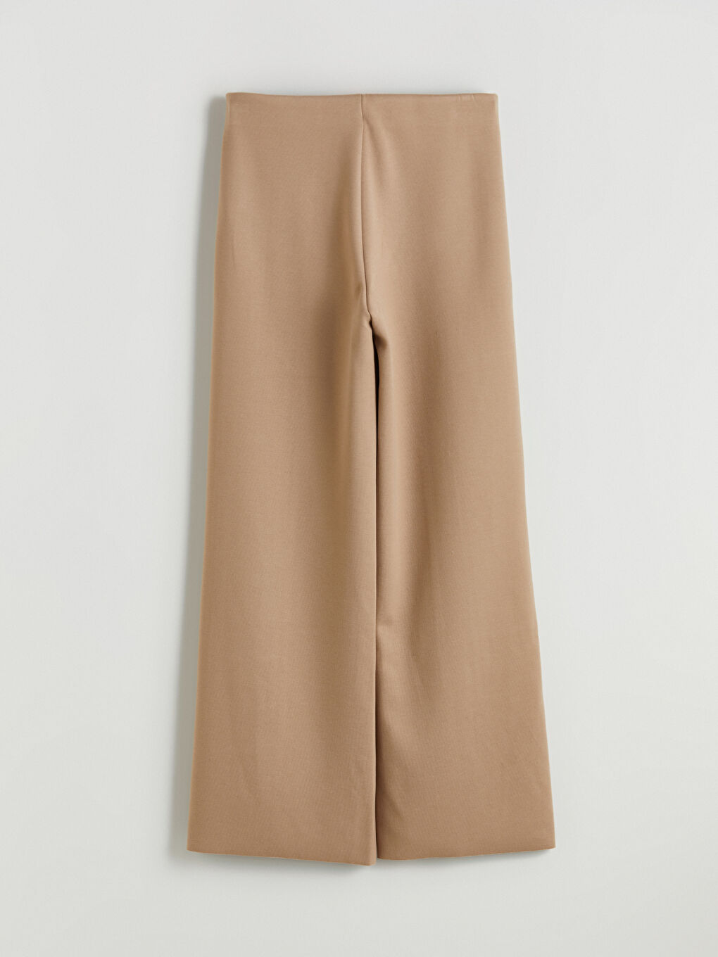 Elastic Waist Wide Leg Women's Trousers-5