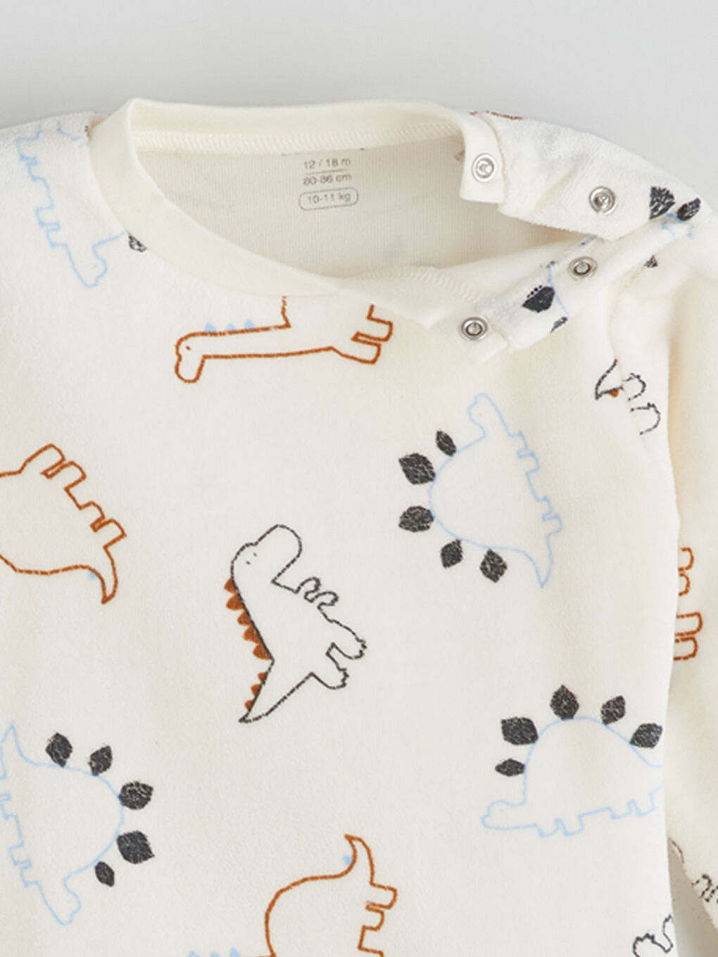 Crew Neck Baby Boys' Pyjama Set-2