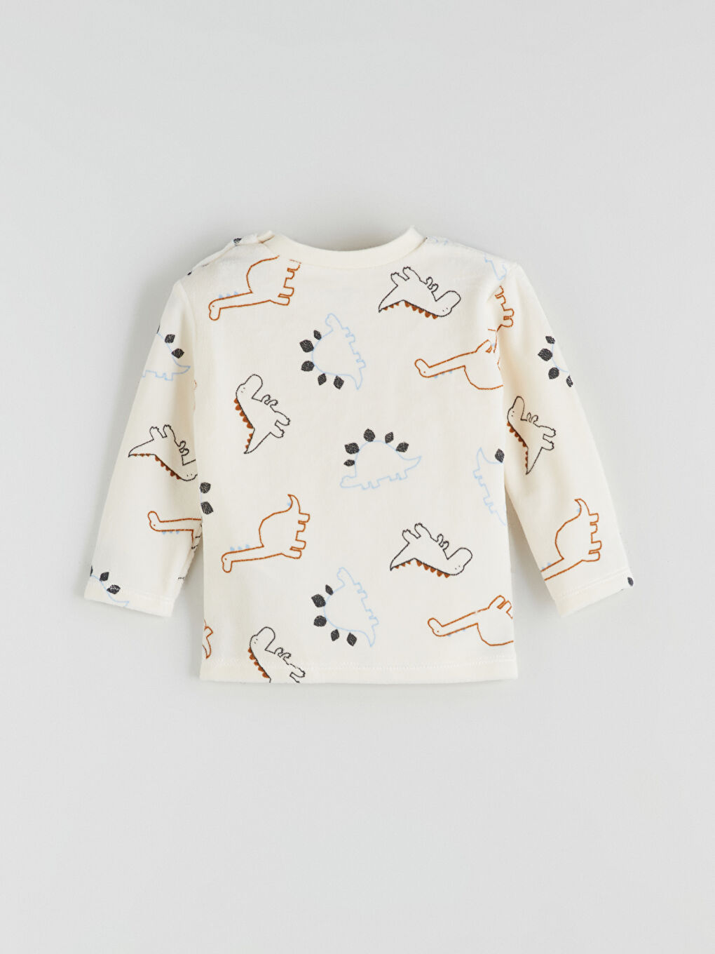 Crew Neck Baby Boys' Pyjama Set-3