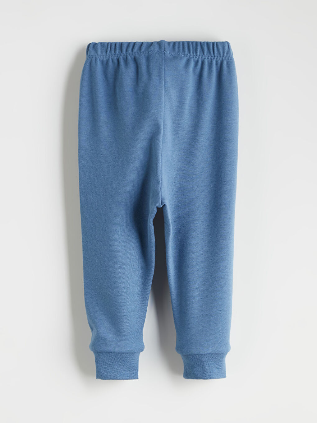 Mavi Beli Lastikli Erkek Bebek Jogger Eşofman Altı-1