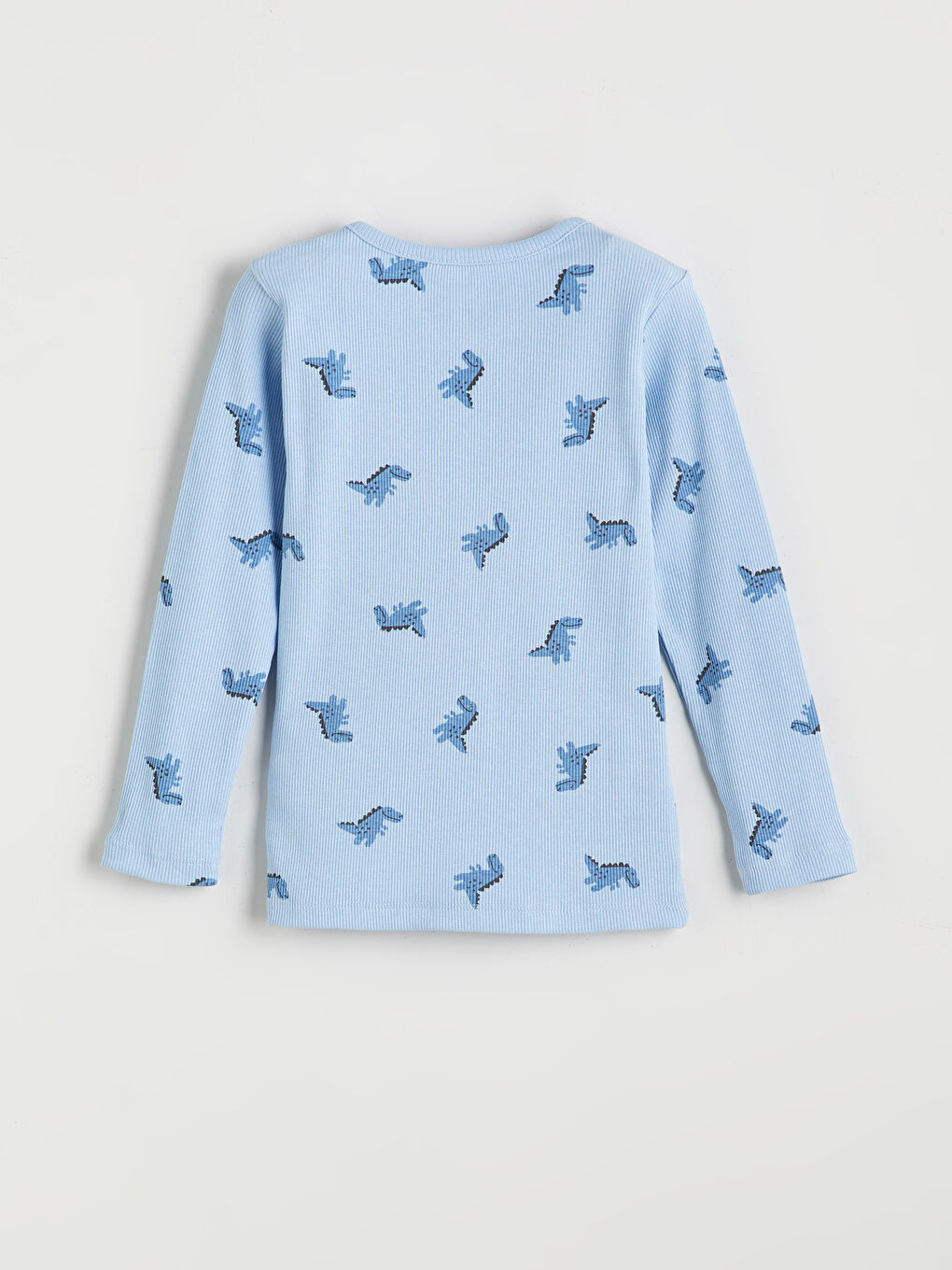 Crew Neck Printed Long Sleeve Baby Boys' Pyjama Set-2