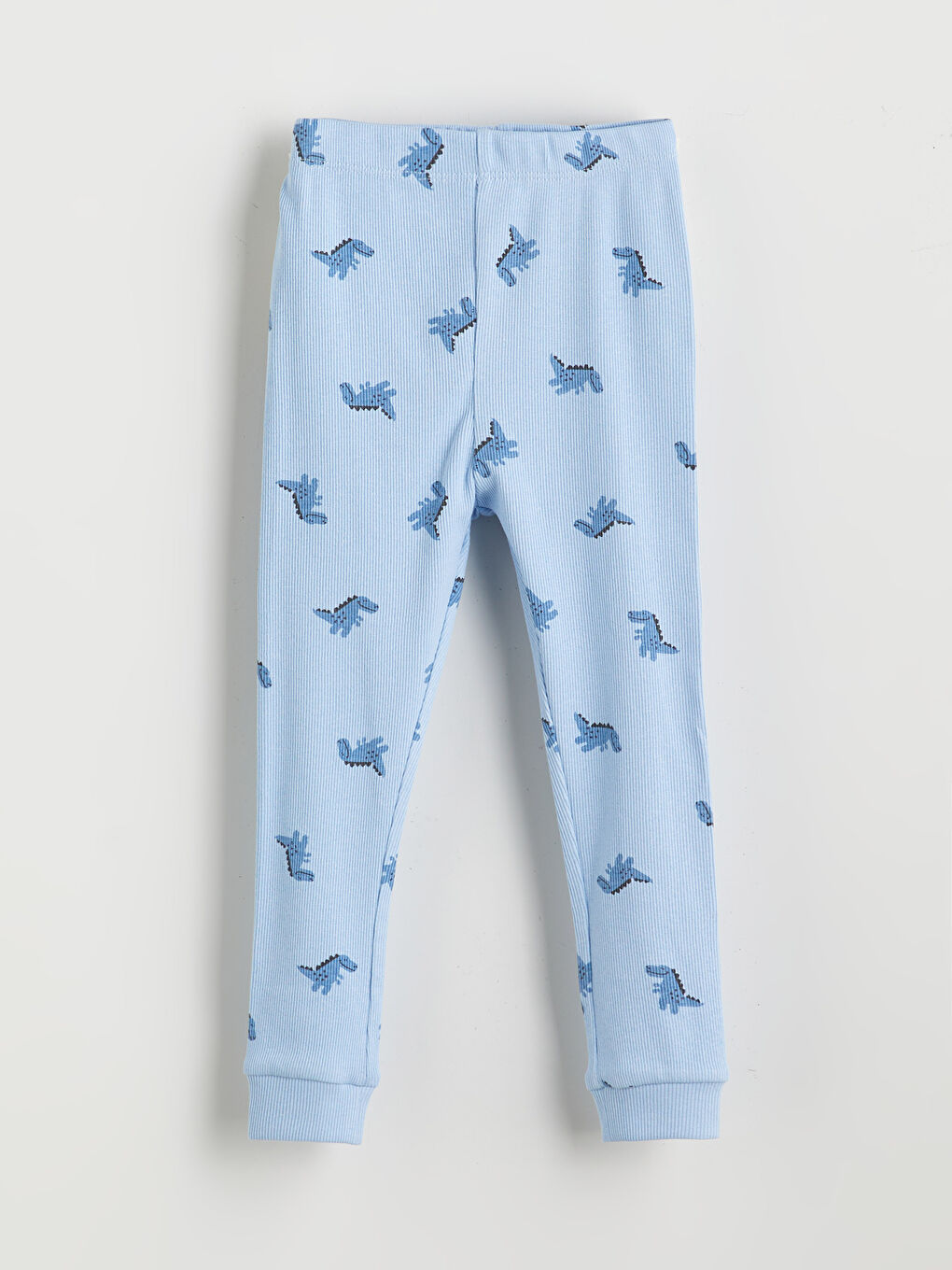 Crew Neck Printed Long Sleeve Baby Boys' Pyjama Set-3