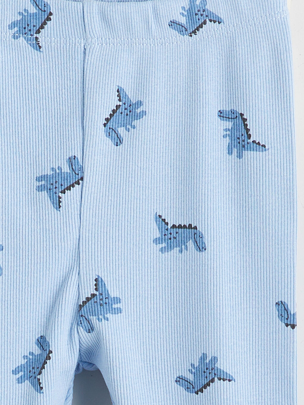 Crew Neck Printed Long Sleeve Baby Boys' Pyjama Set-6