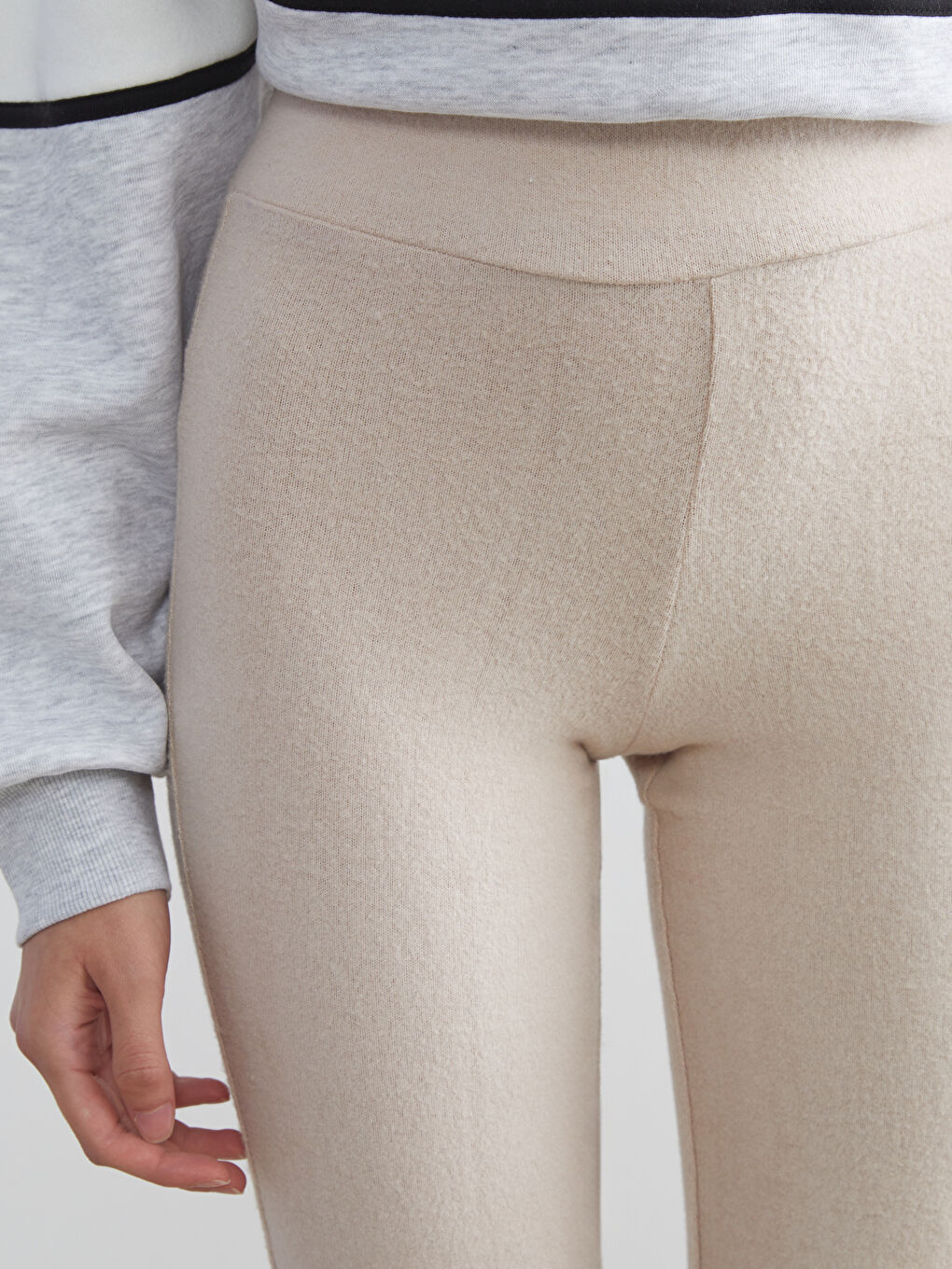 Elasticated Waist Flared Women's Sweatpants-2