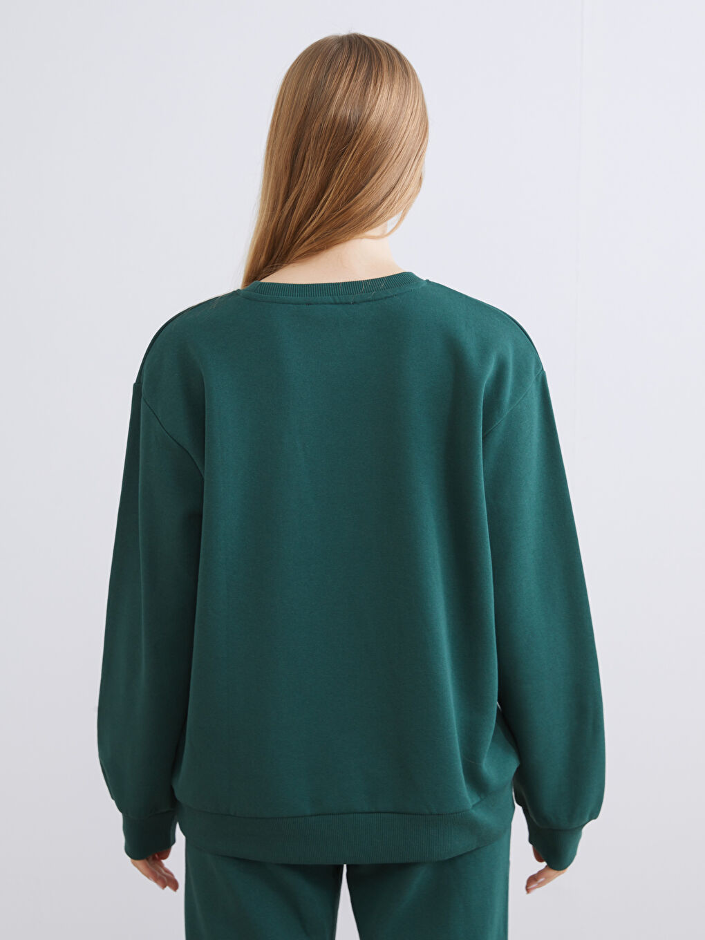 Әйелдер жасыл Свитшот-3