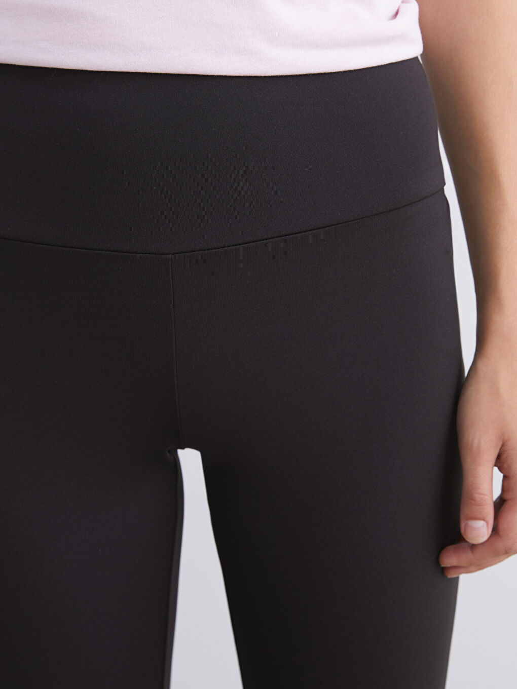 Elastic Waist Spanish Leg Women's Leggings Trousers-2