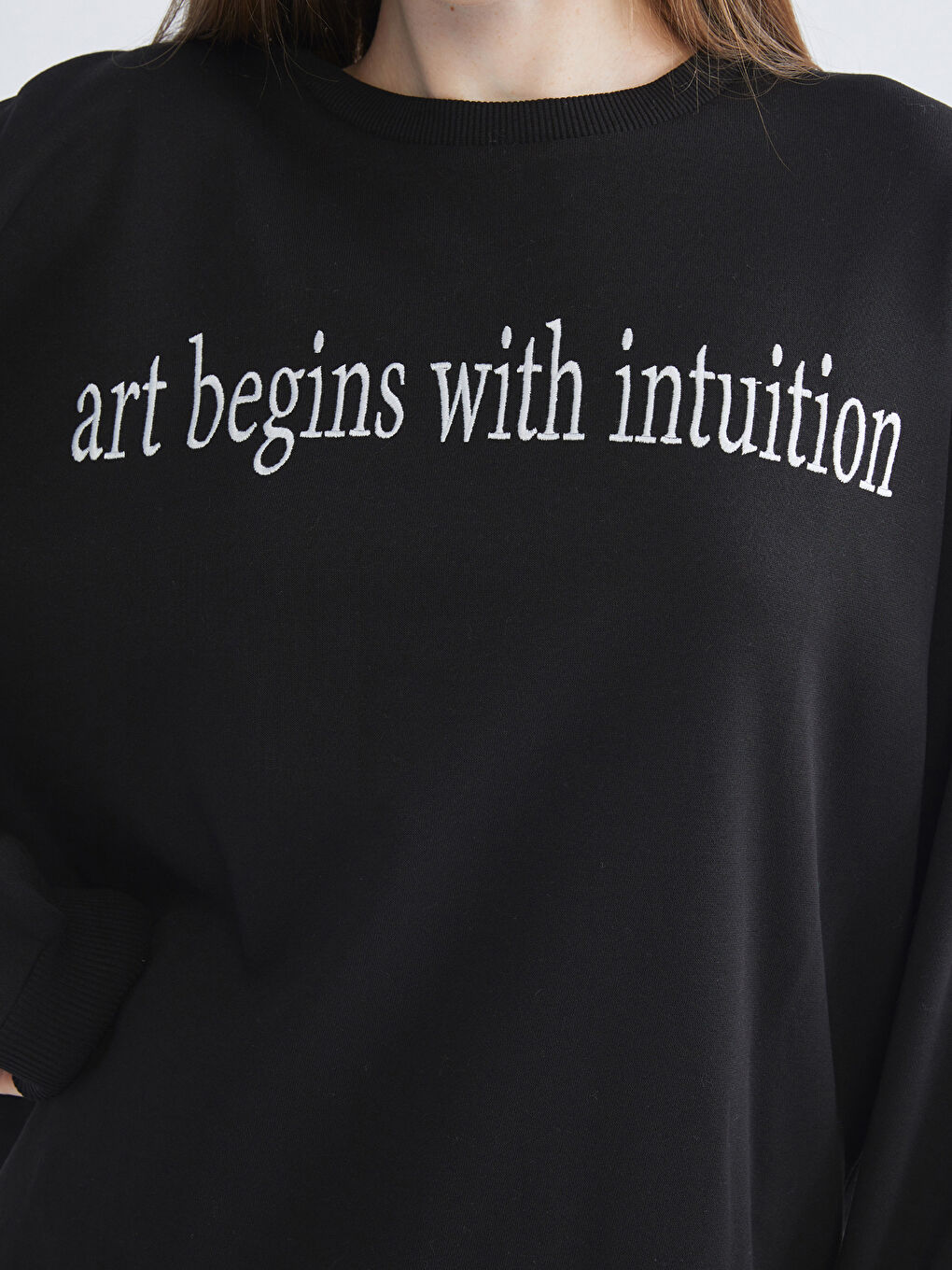 Woman BLACK Sweatshirt-2