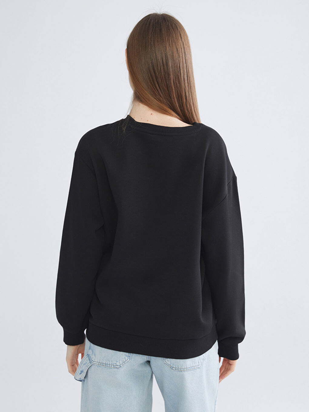 Woman BLACK Sweatshirt-3