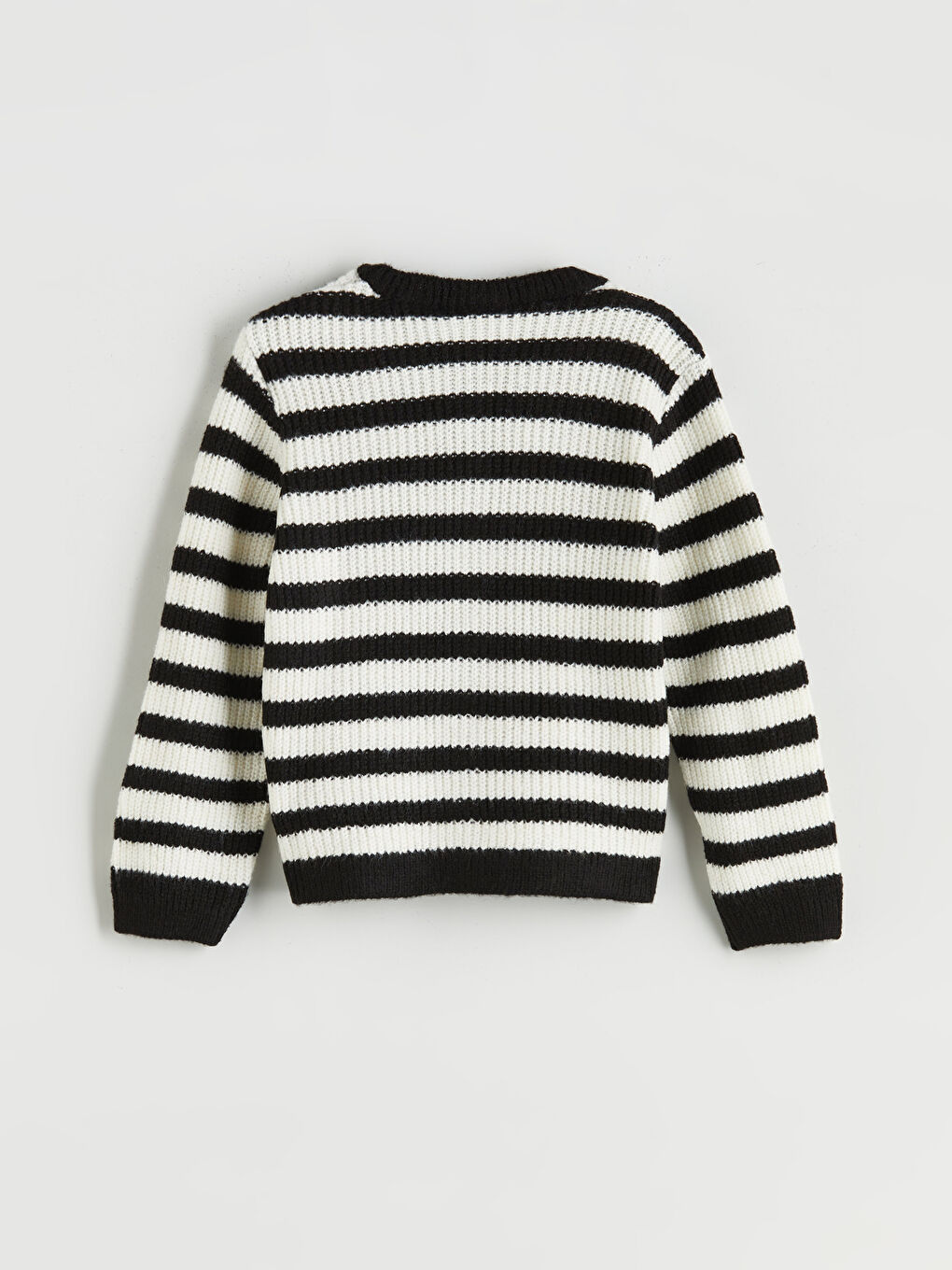 LCW Kids Crew Neck Striped Girls' Knitwear Sweater -W5BV25Z1-LFC