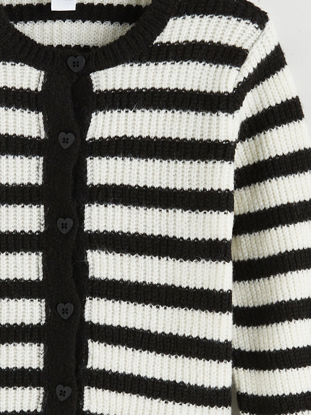 LCW Kids Crew Neck Striped Girls' Knitwear Sweater -W5BV25Z1-LFC