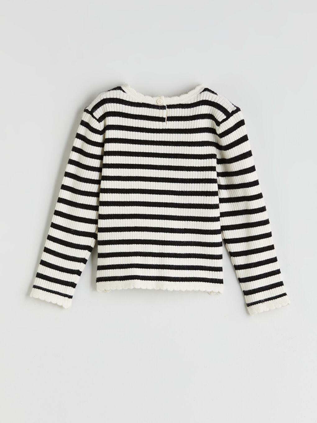 LCW Kids Crew Neck Striped Girls' Sweater -W5BV26Z1-LEG