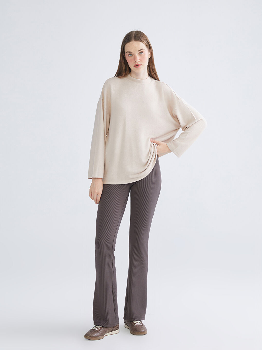 XSIDE Woman BROWN Sweatpants -W5BV36Z8-ZAQ