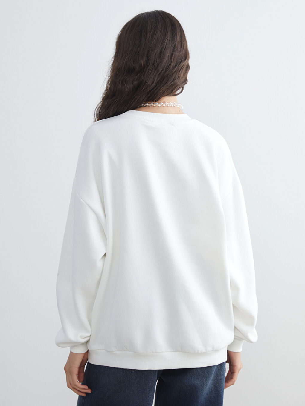 XSIDE Woman ECRU Sweatshirt -W5BV38Z8-R9J