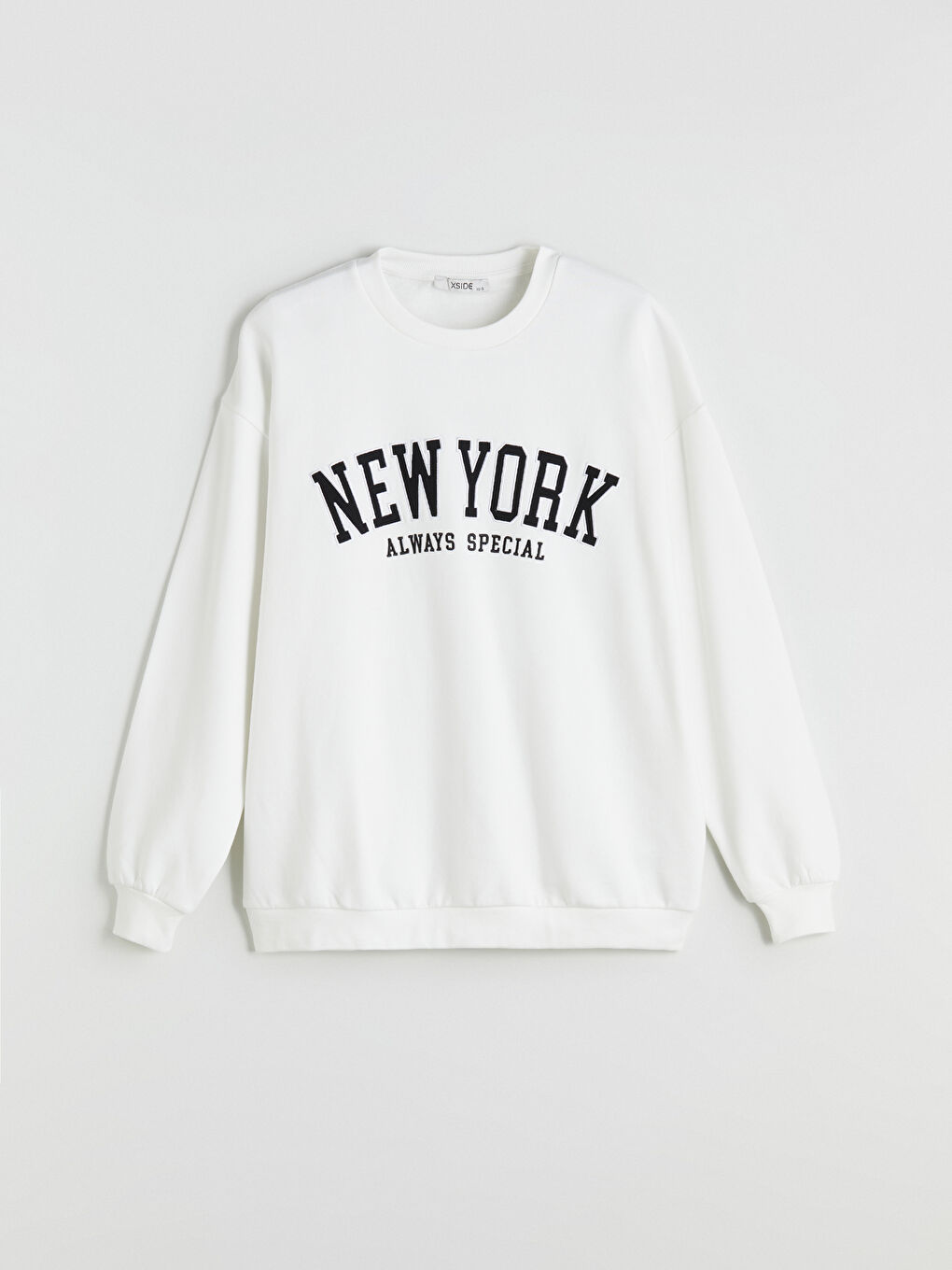 XSIDE Woman ECRU Sweatshirt -W5BV38Z8-R9J