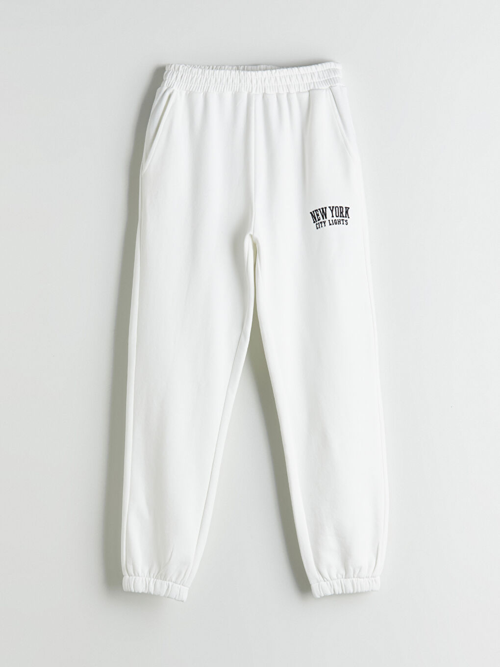 XSIDE Woman ECRU Jogger Sweatpants -W5BV39Z8-R9J