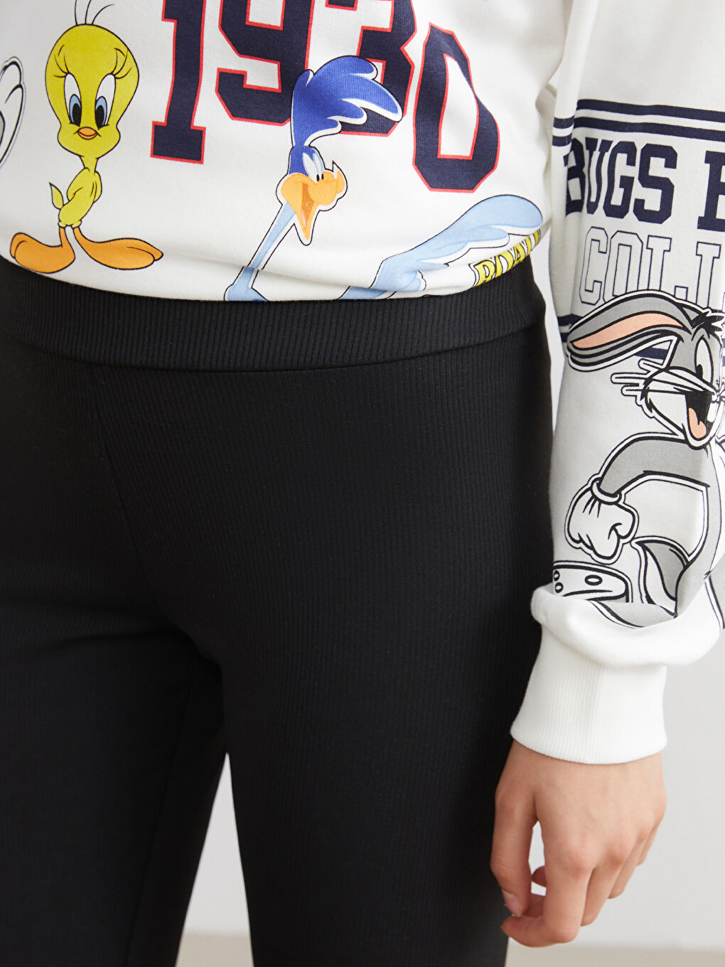 Elasticated Waist Women's Leggings-2