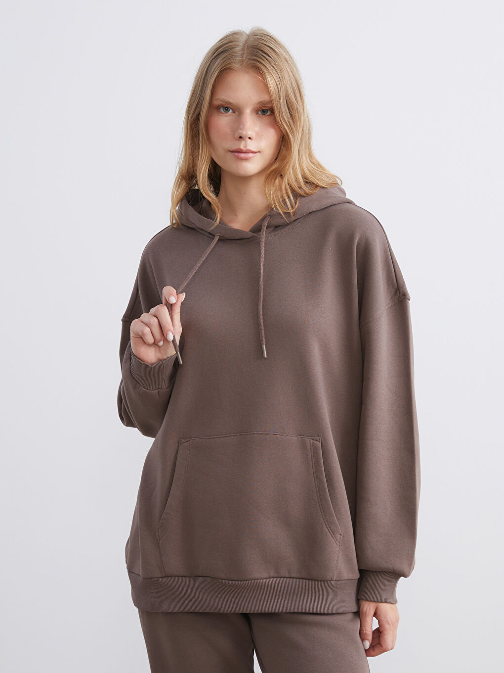XSIDE Oversize Women's Thick Hoodie -W5BV44Z8-ZAQ