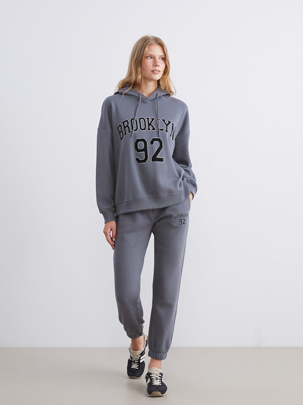 Woman ANTHRACITE Hoodie-1
