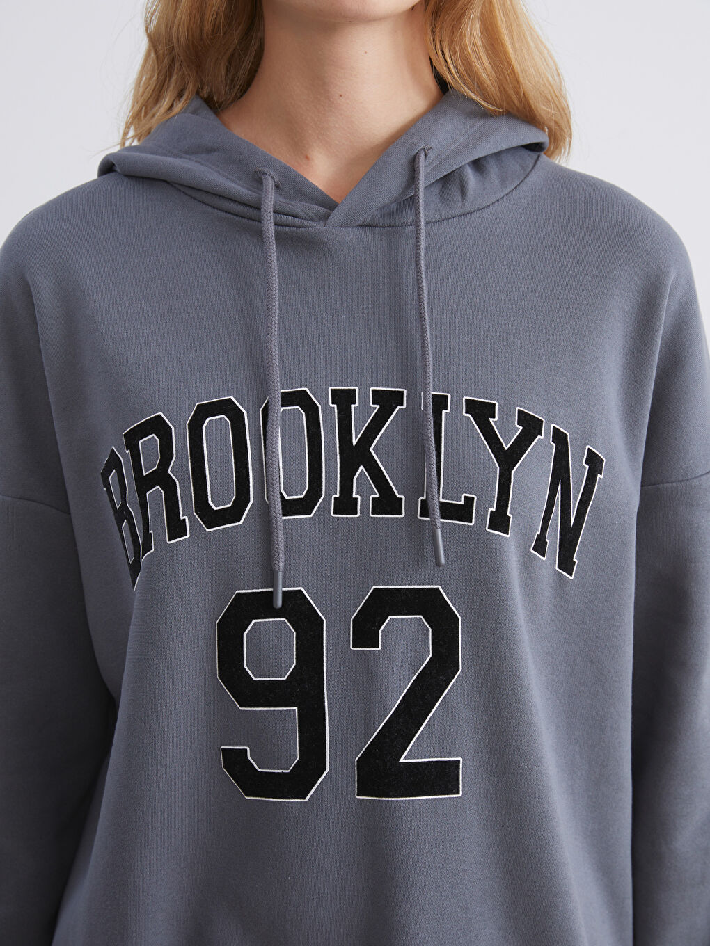 Woman ANTHRACITE Hoodie-2